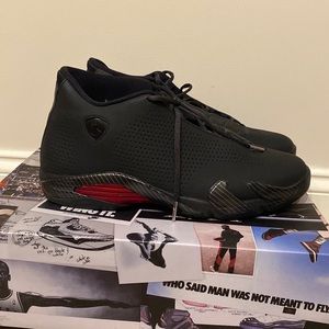 Jordan 14 Retro SE Black Anthracite Used Still in good condition